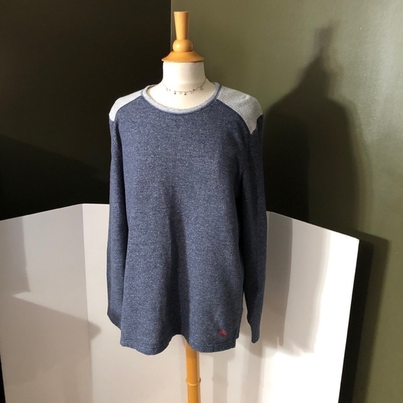 Tommy Bahama Pullover Sweatshirt Blue/Grey Size L - Picture 1 of 6
